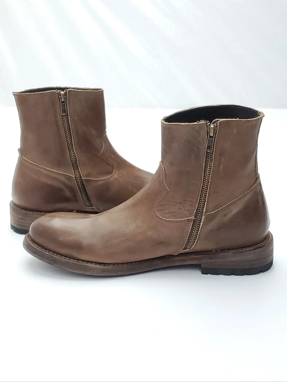 Freebird Pueblo Men's Leather Brown Boot Zip Size 11